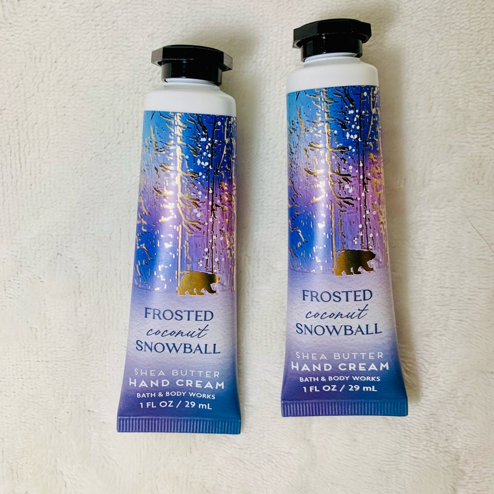 Bath & Body Works Frosted Coconut Snowball Hand Cream - Set Of 2